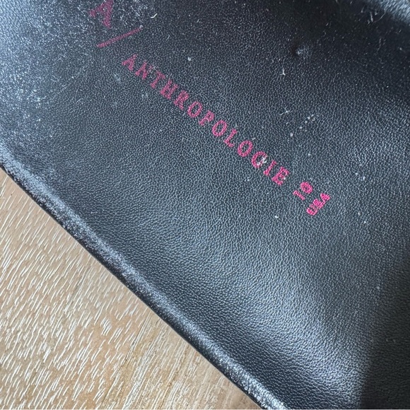 ANTHROPOLOGIE Amira Red Stripe Woven Slide Sandals - Picture 3 of 3